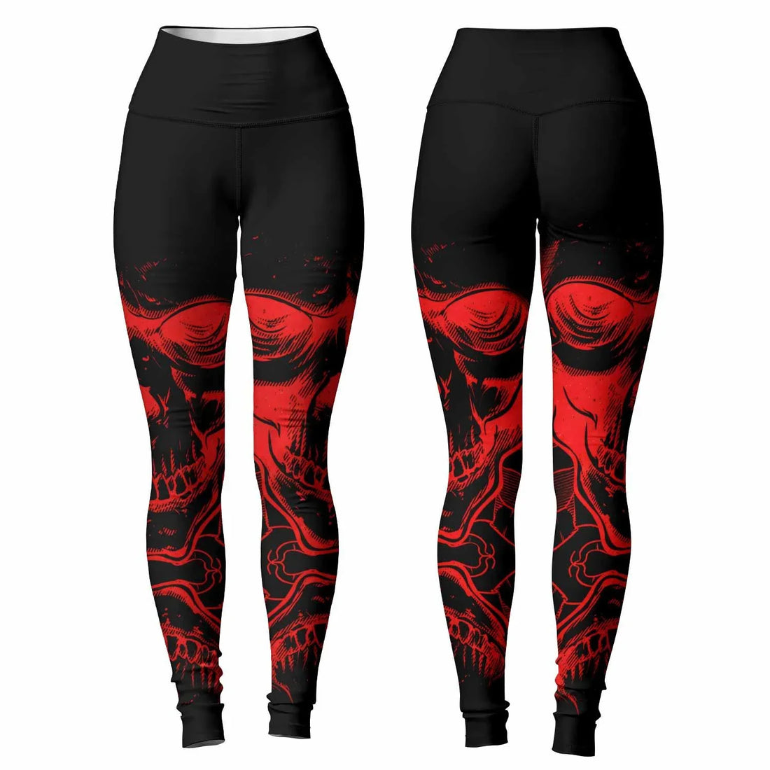 Judas Priest Skull Women's Leggings - lifestyle view