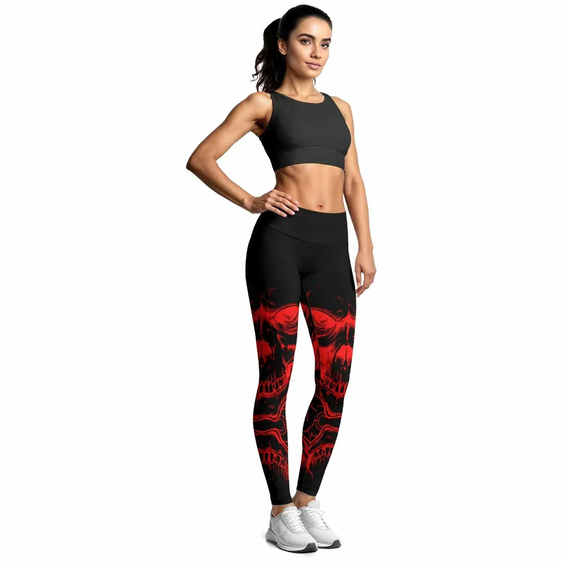 Judas Priest Skull Women's Leggings - lifestyle view