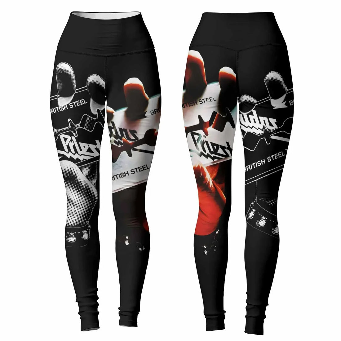 Judas Priest British Steel Women's Leggings - lifestyle view