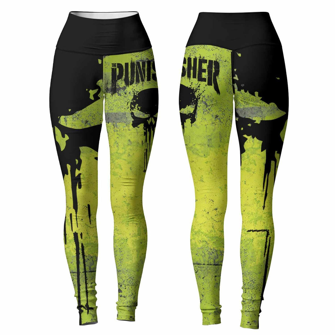 The Punisher Skull Women's Leggings - lifestyle view