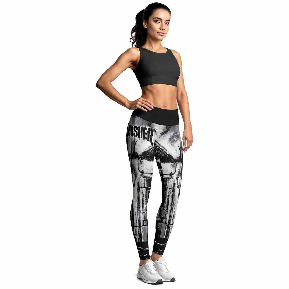 The Punisher War Mask Women's Leggings - lifestyle view