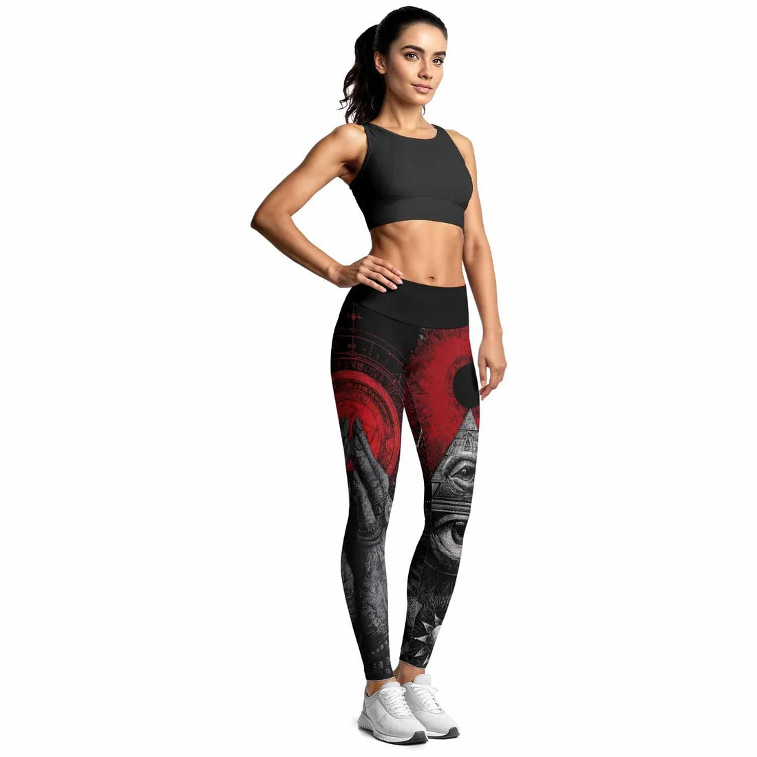 All Seeing Eye Women's Leggings - lifestyle view