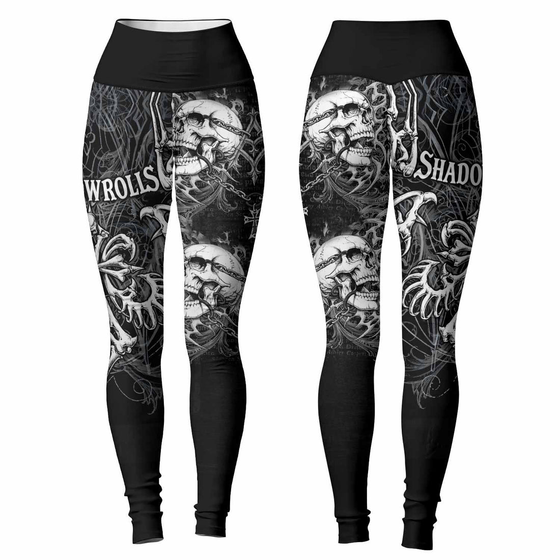 Shadowrolls Skull Cross Women's Leggings - lifestyle view