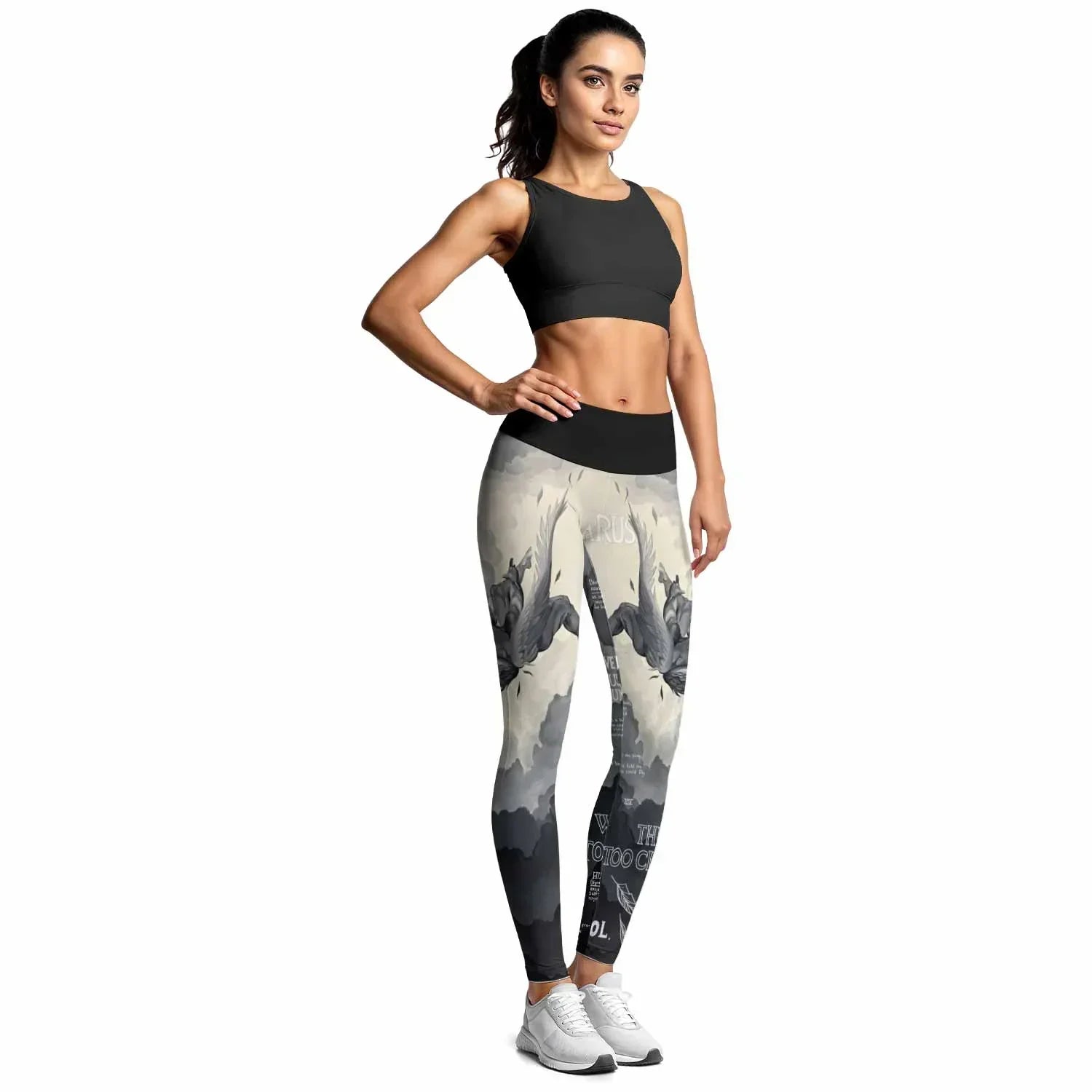 Icarus Too Close To The Sun Women's Leggings - lifestyle view