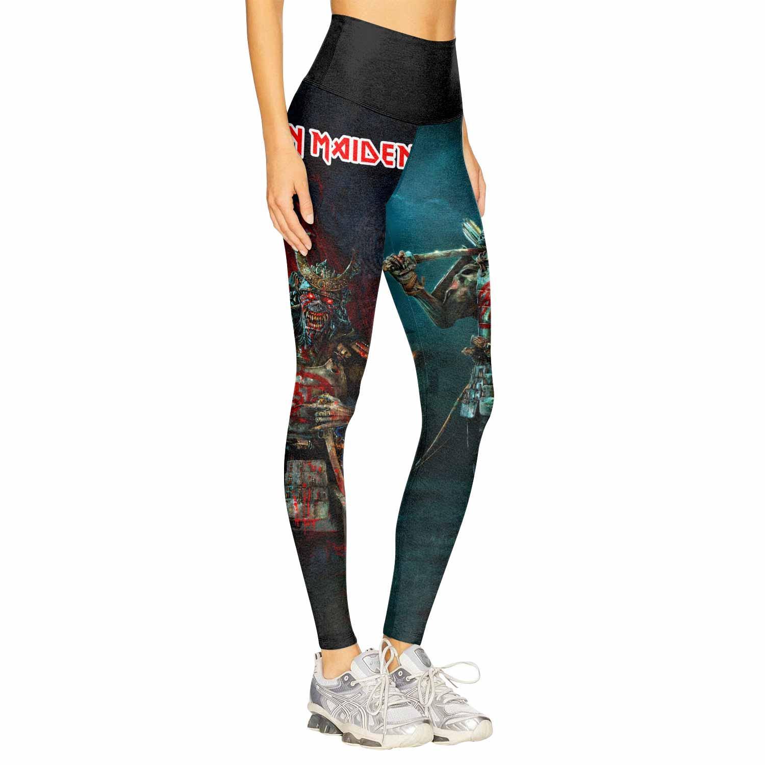Iron Maiden Senjutsu Women's Leggings - right side mockup