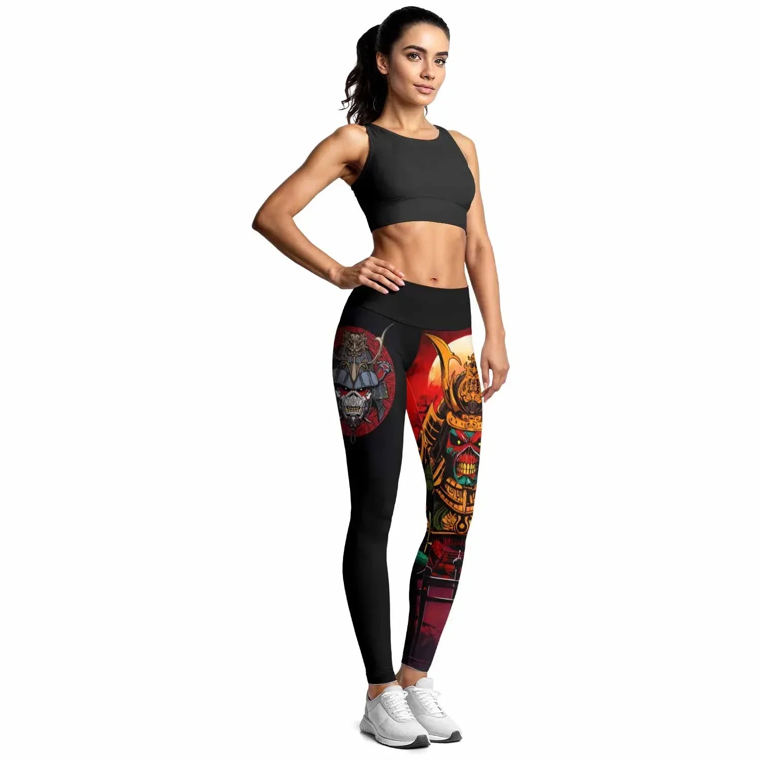 Iron Maiden Samurai Jiu-Jitsu Women's Leggings - lifestyle view