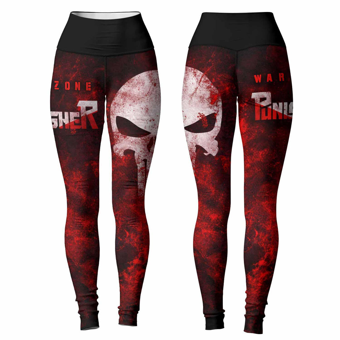 Punisher War Zone Women's Leggings - lifestyle view