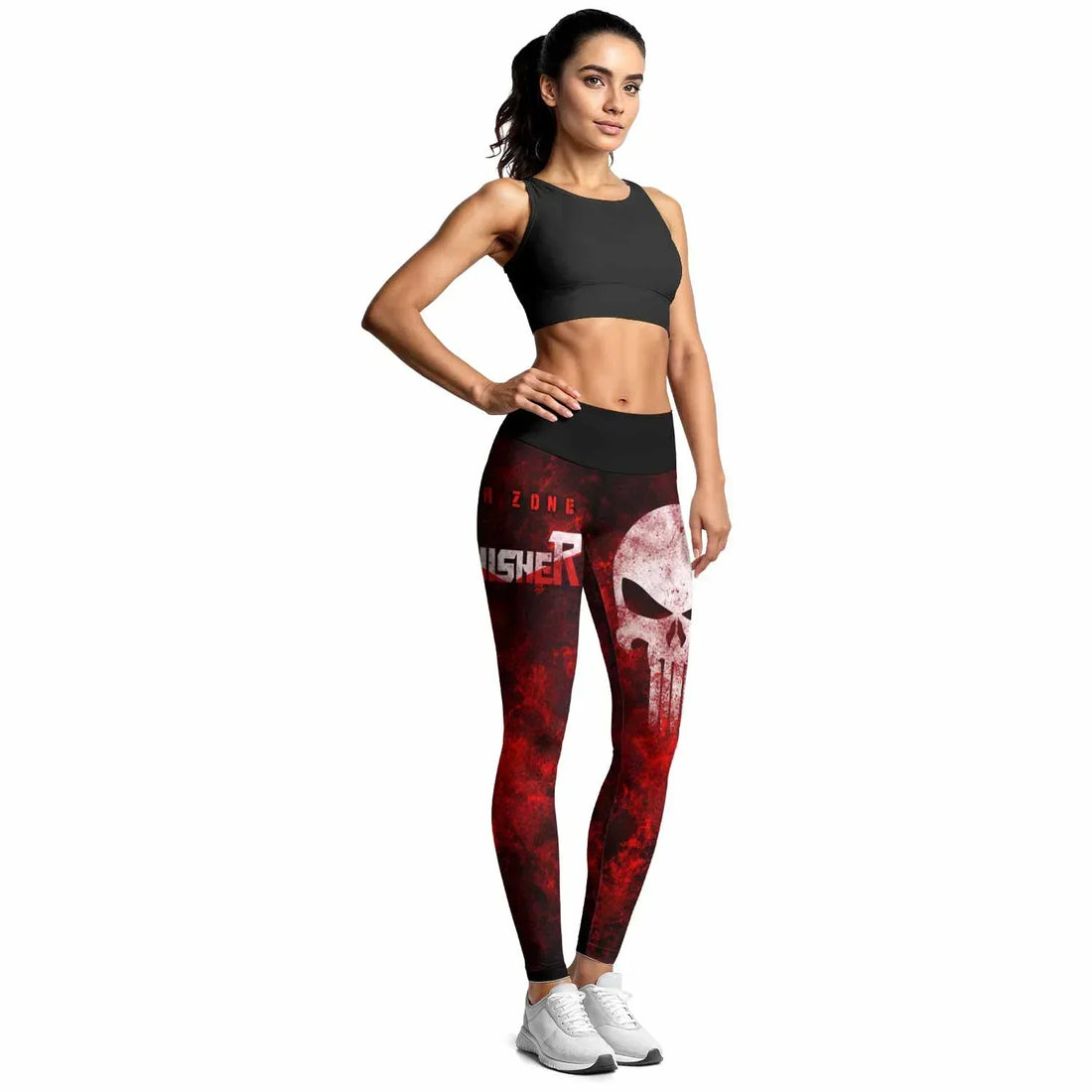 Punisher War Zone Women's Leggings - lifestyle view