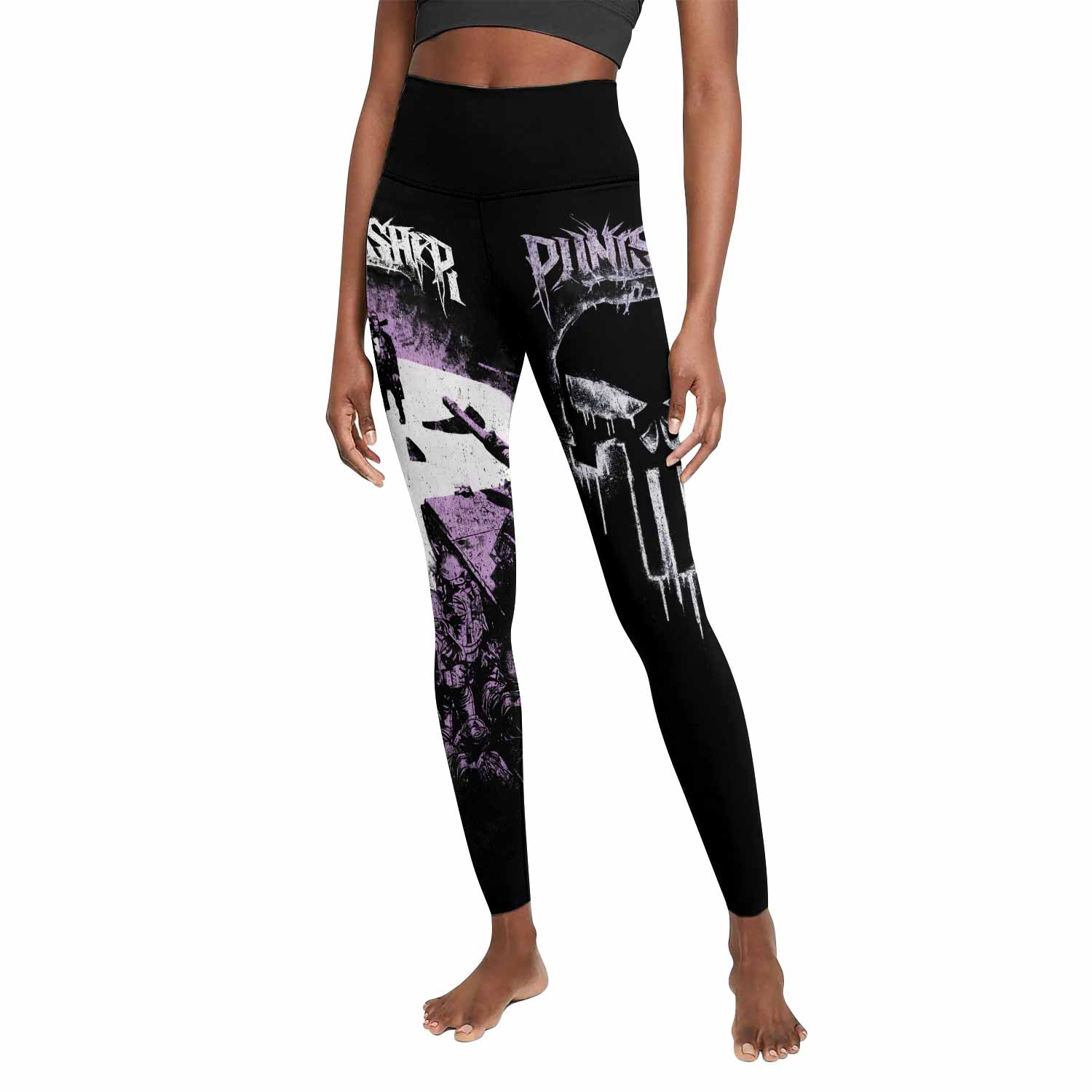 Punisher Final Verdict Women's Leggings - front view mockup