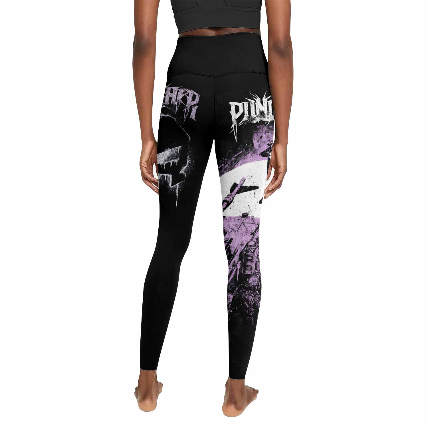 Punisher Final Verdict Women's Leggings - back view mockup