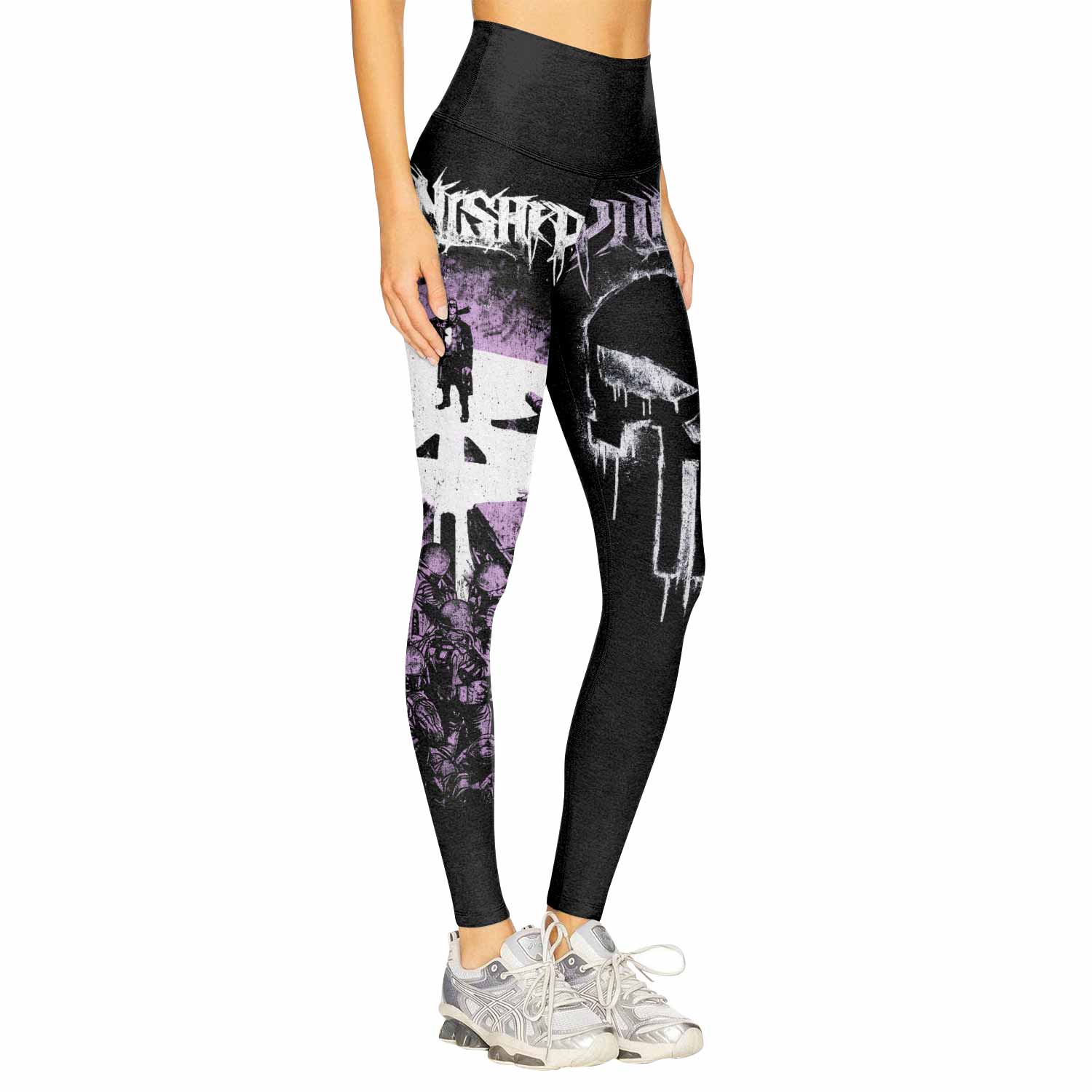 Punisher Final Verdict Women's Leggings - right side mockup