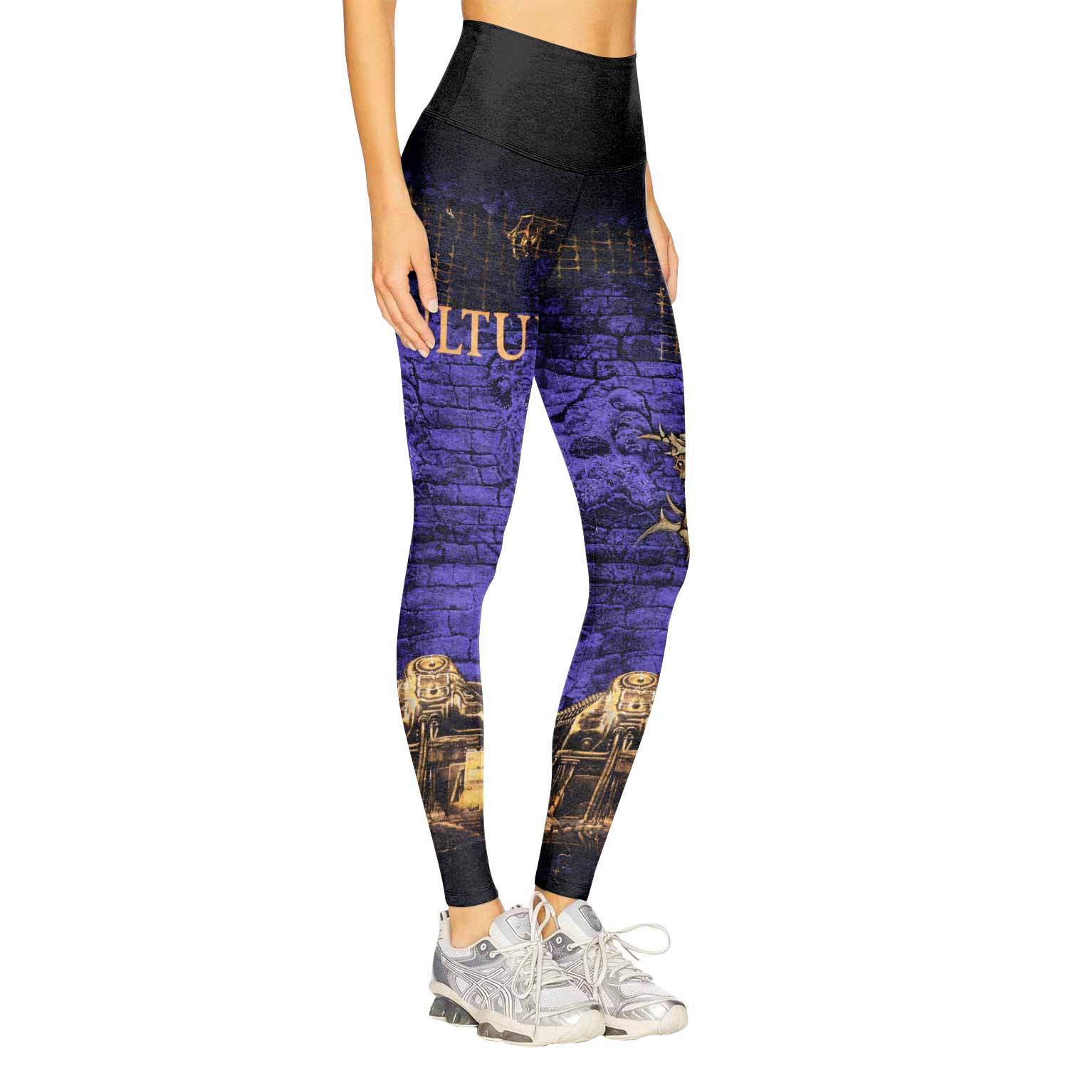 Sepultura Chaos A.D 90s Women's Leggings - right side mockup