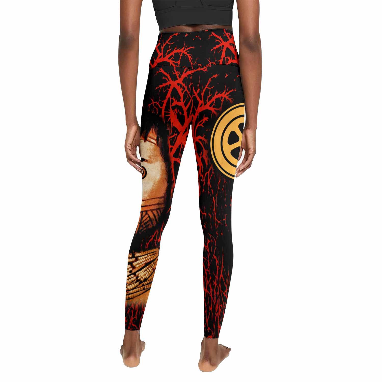 Sepultura Roots Women's Leggings - back view mockup