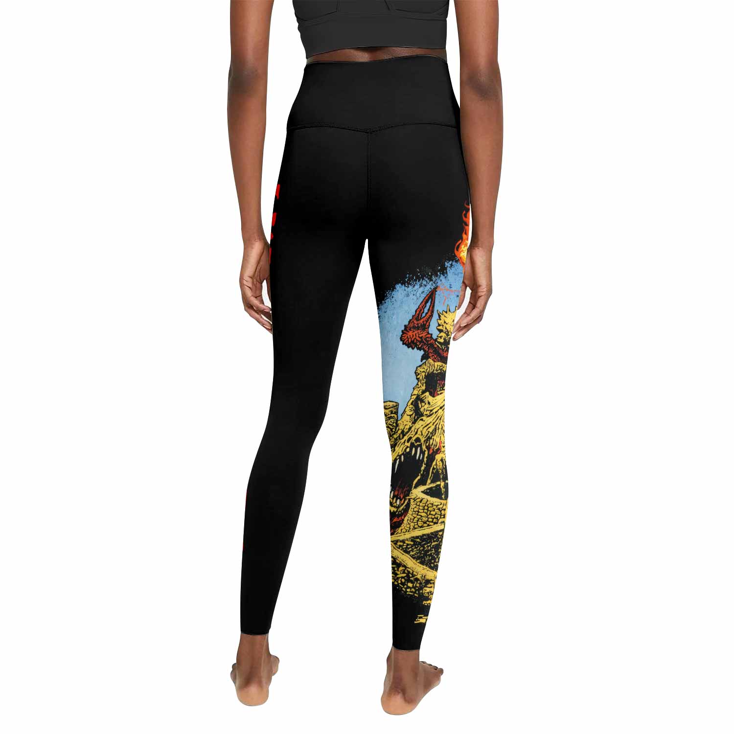 Sepultura Arise Women's Leggings - back view mockup