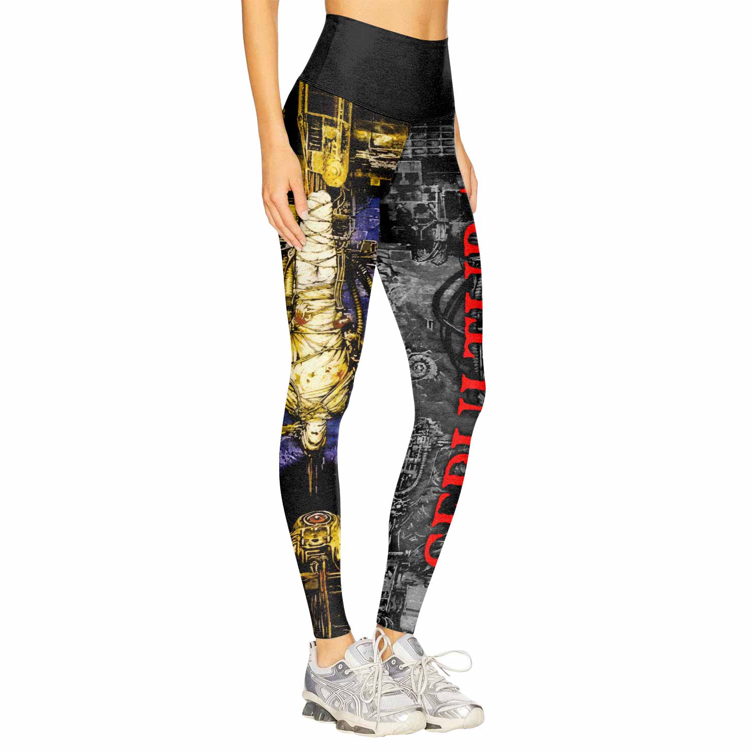 Sepultura Chaos A.D Women's Leggings - right side mockup