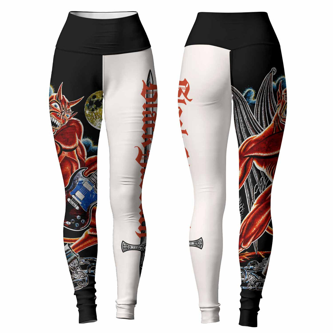 Black Sabbath Live Evil Women's Leggings - lifestyle view