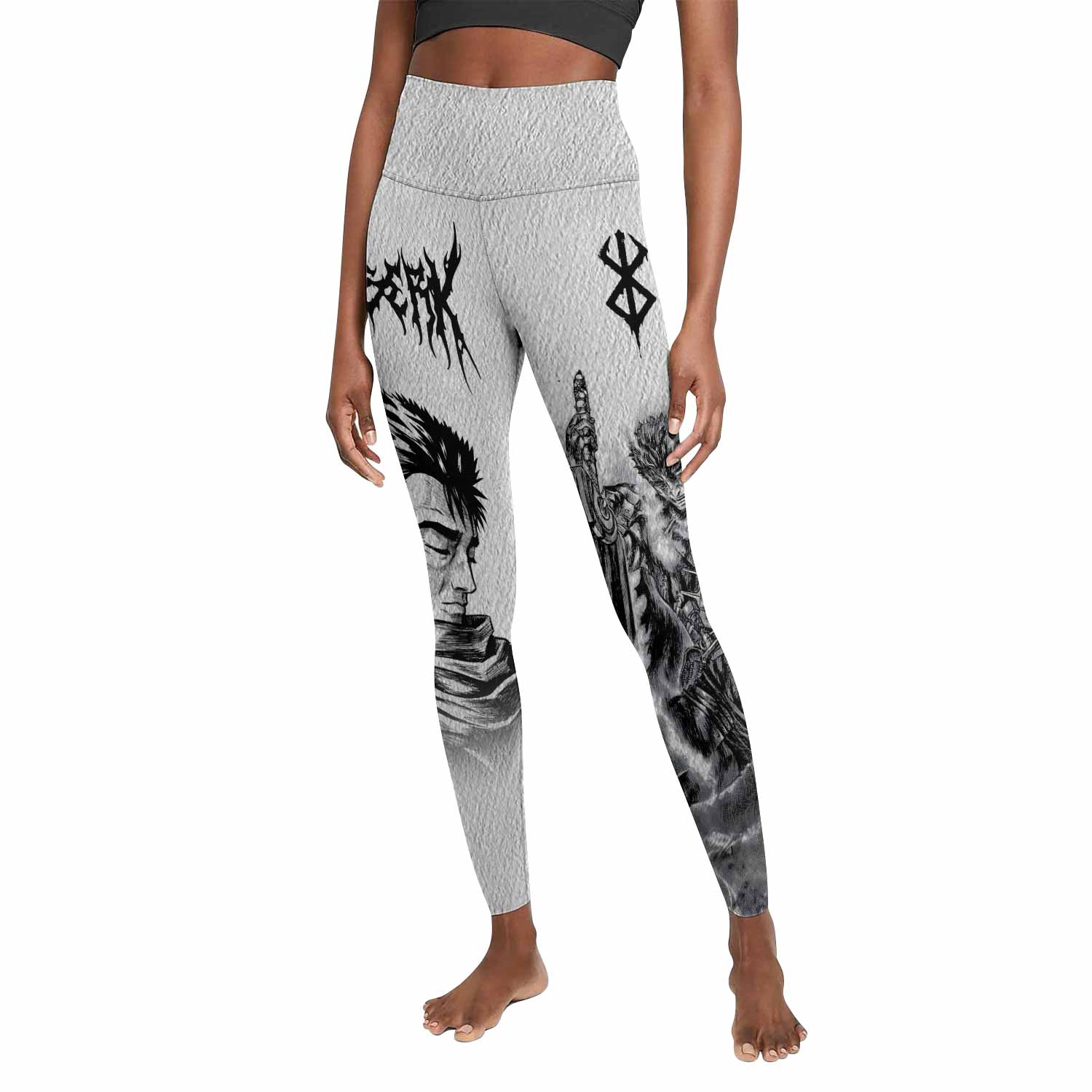 Berserk Metal Guts Women's Leggings - front view mockup