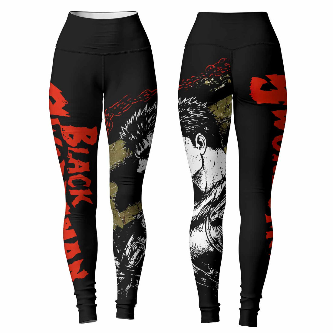 Berserk Black Swordsman Guts Women's Leggings - lifestyle view