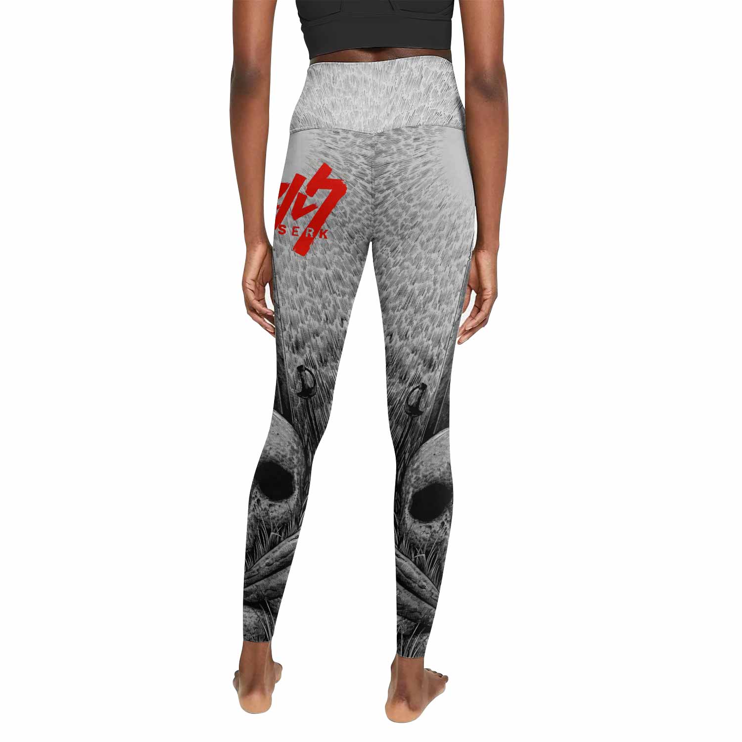 Berserk Eclipse Women's Leggings - back view mockup