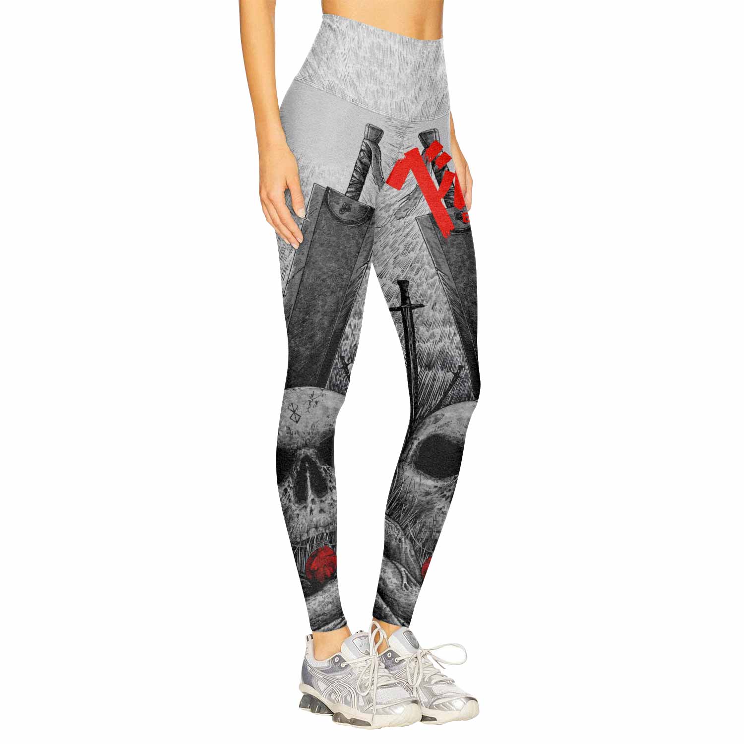 Berserk Eclipse Women's Leggings - right side mockup