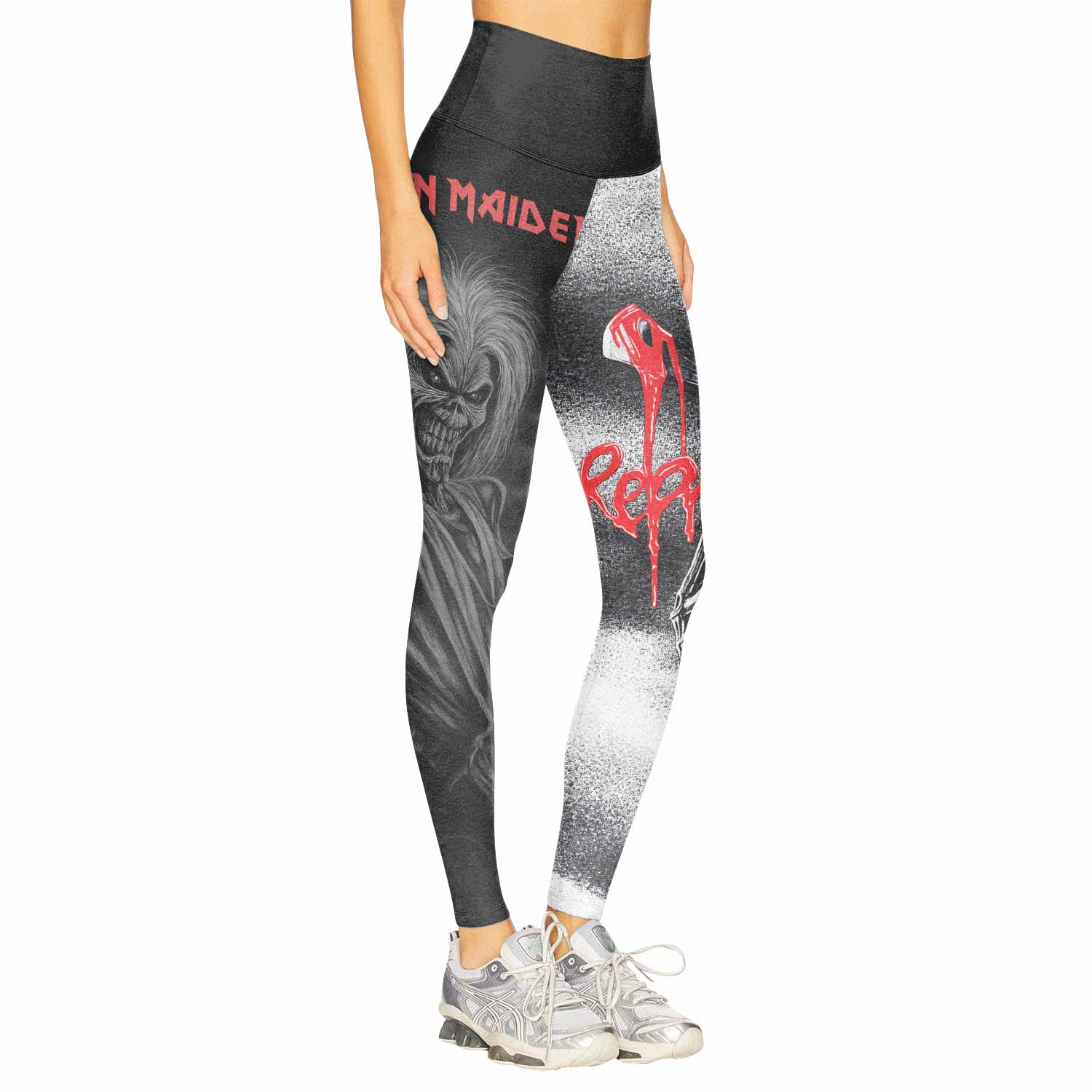 Iron Maiden Killers Women's Leggings - right side mockup