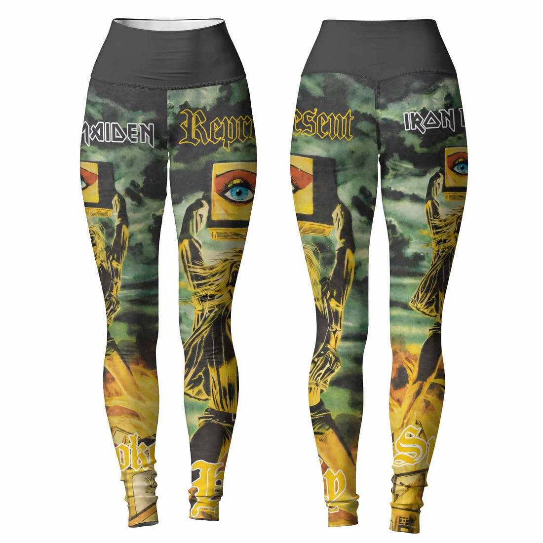 Iron Maiden Holy Smoke Women's Leggings - lifestyle view