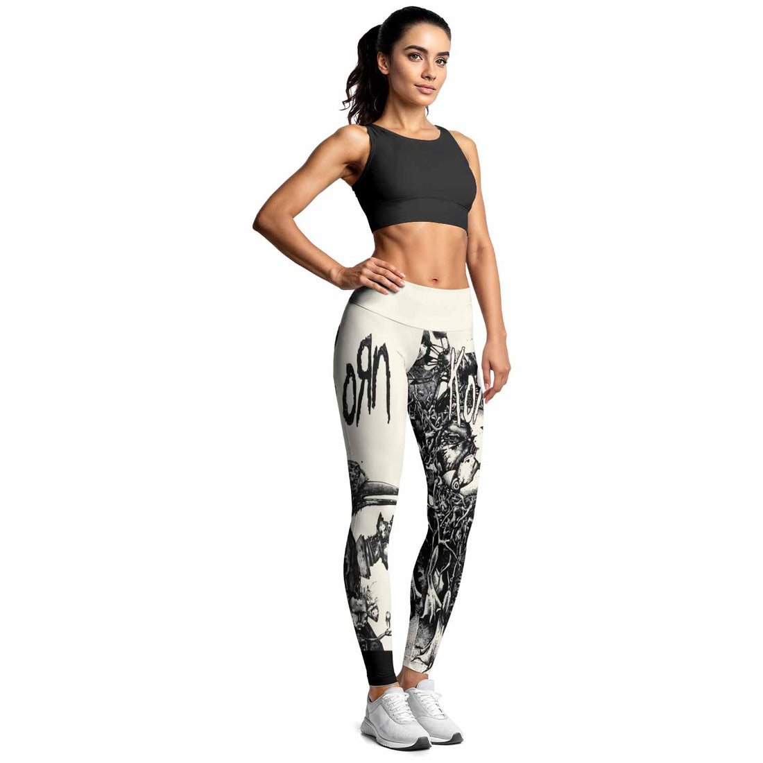 Korn Eye Of Heart Women's Leggings - lifestyle view