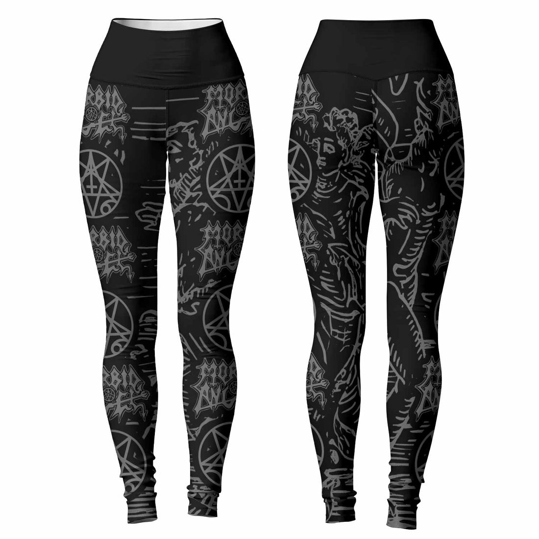 Morbid Angel Unholy Blasphemies Women's Leggings - lifestyle view
