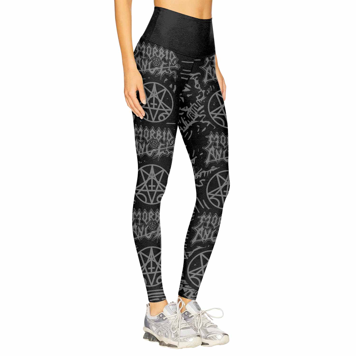 Morbid Angel Unholy Blasphemies Women's Leggings - right side mockup