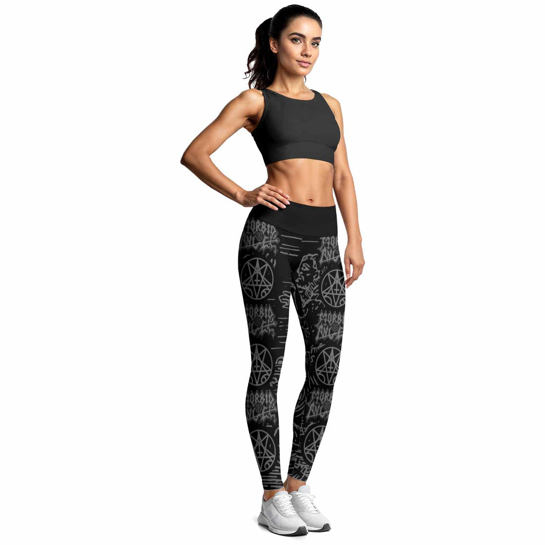 Morbid Angel Unholy Blasphemies Women's Leggings - lifestyle view
