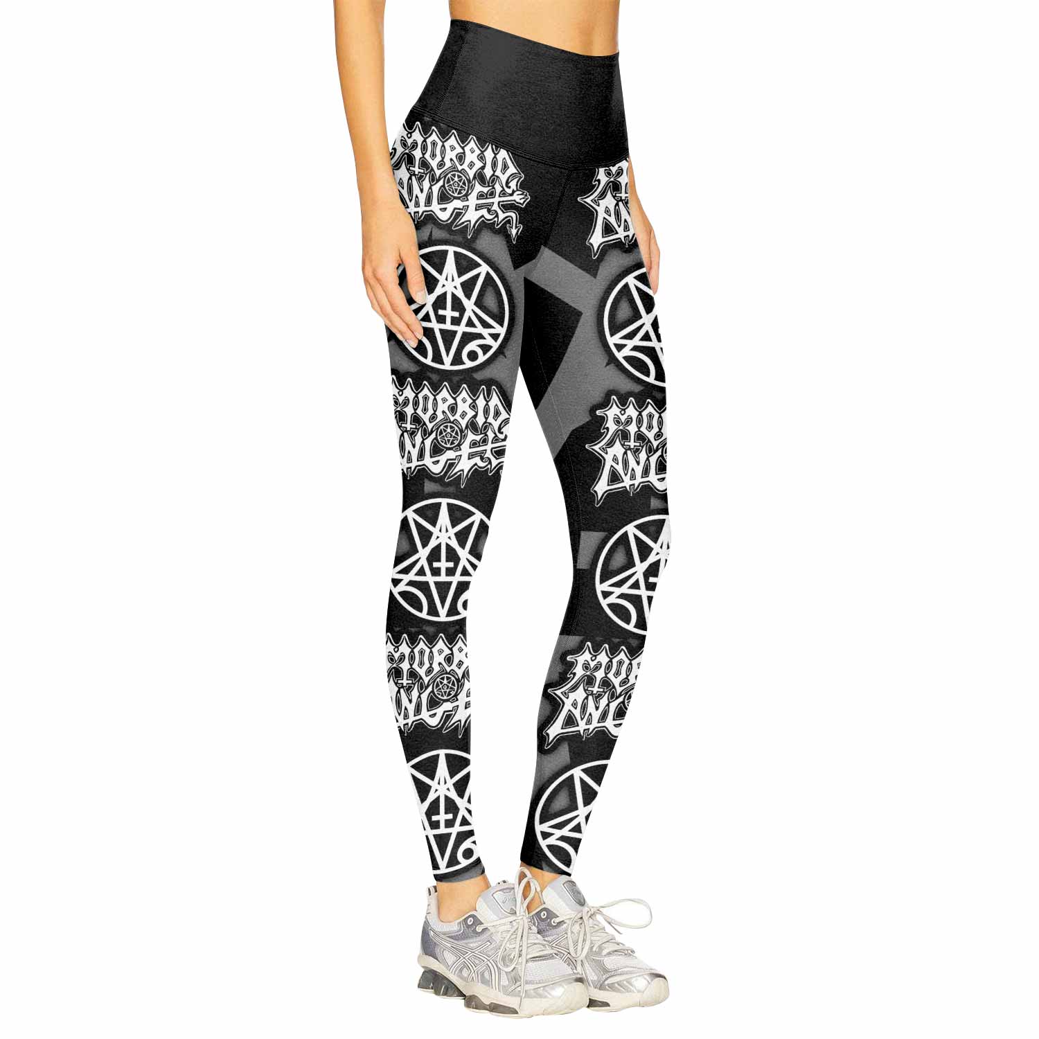 Morbid Angel Abominations of Desolation Women's Leggings - right side mockup