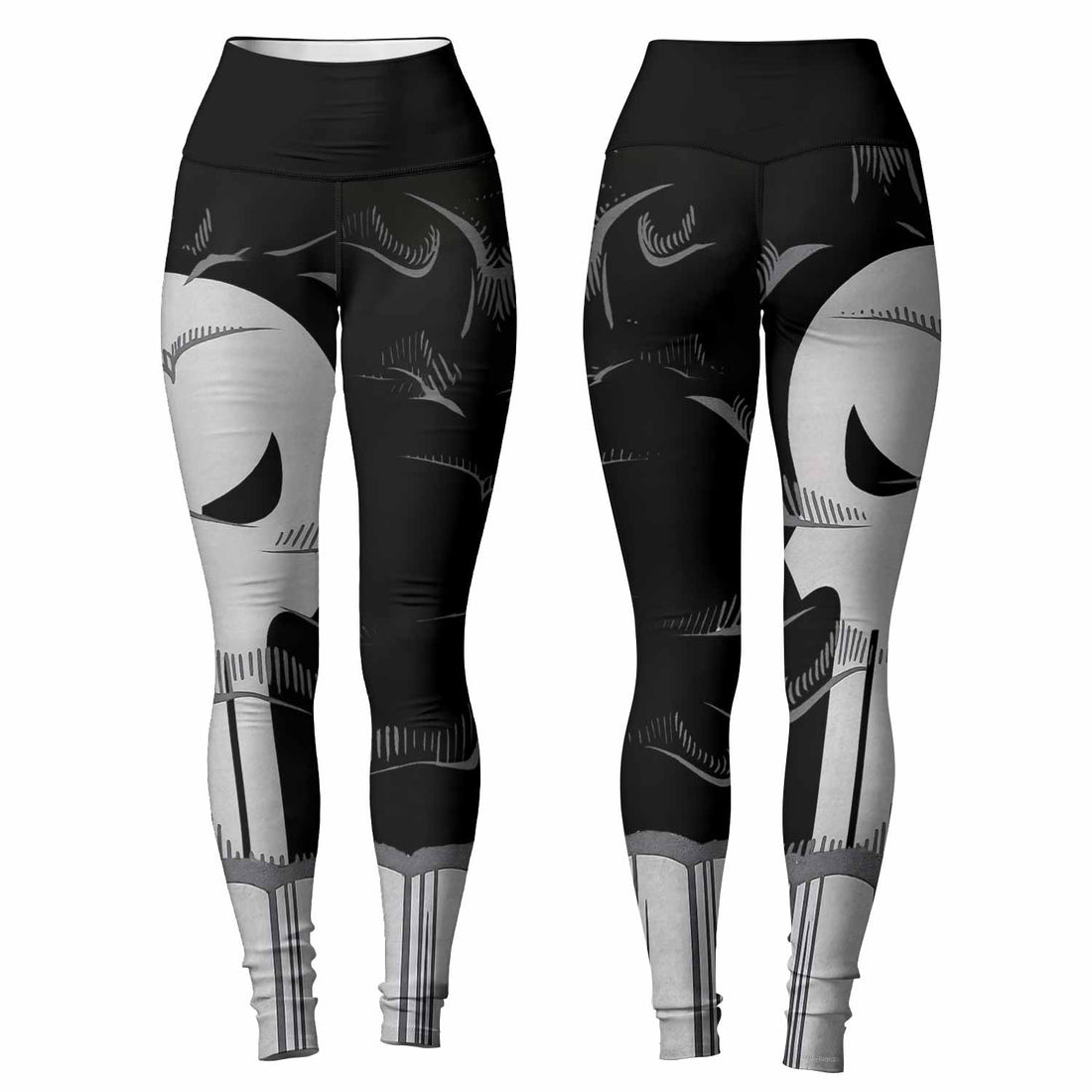 Punisher Skull Tactical Women's Leggings - lifestyle view