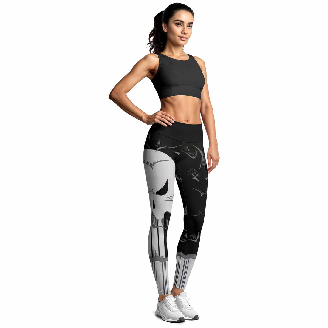 Punisher Skull Tactical Women's Leggings - lifestyle view