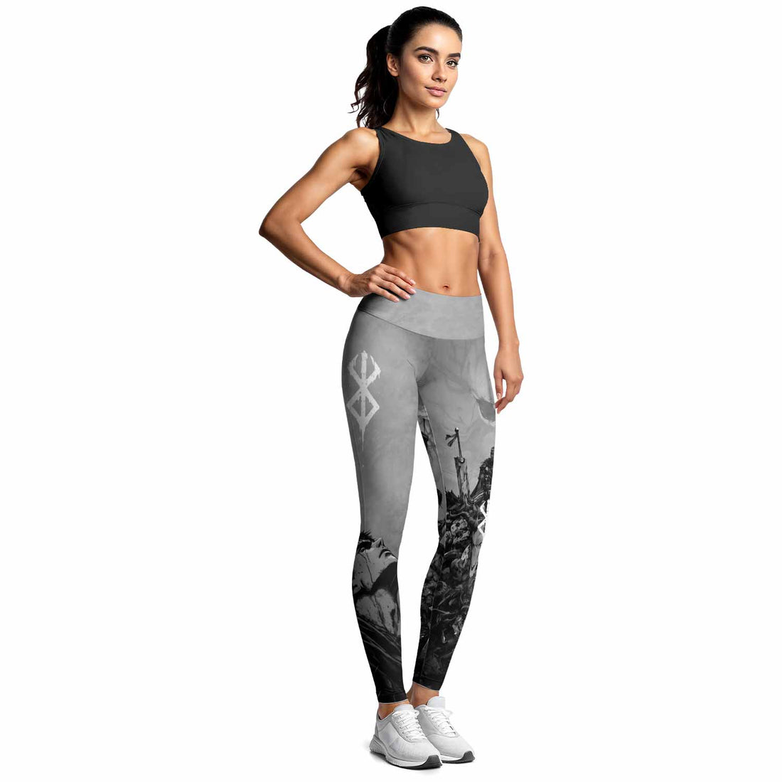 Berserk Guts Sorrow Women's Leggings - lifestyle view