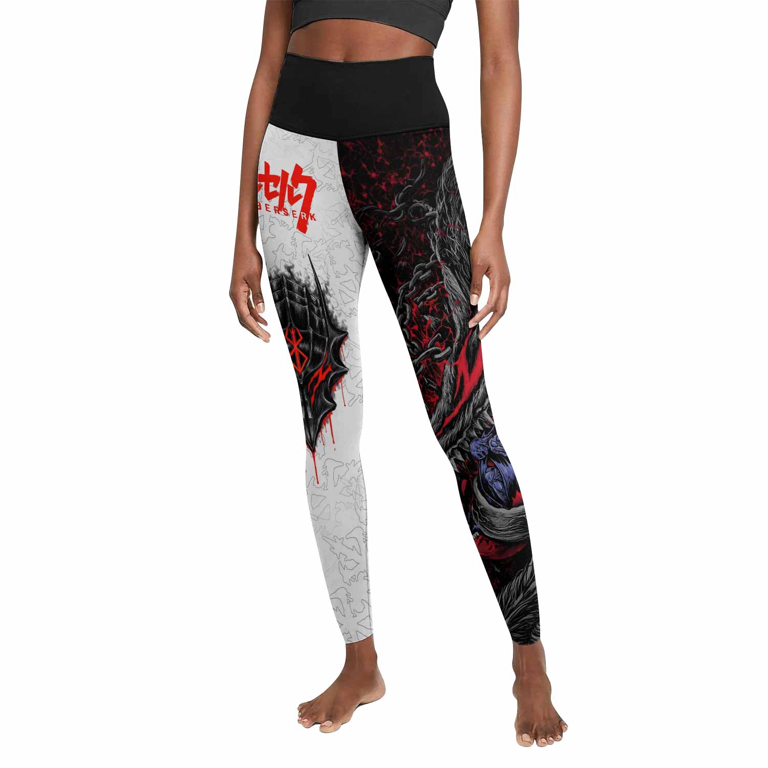 Berserk Berserker Armor Women's Leggings - front view mockup