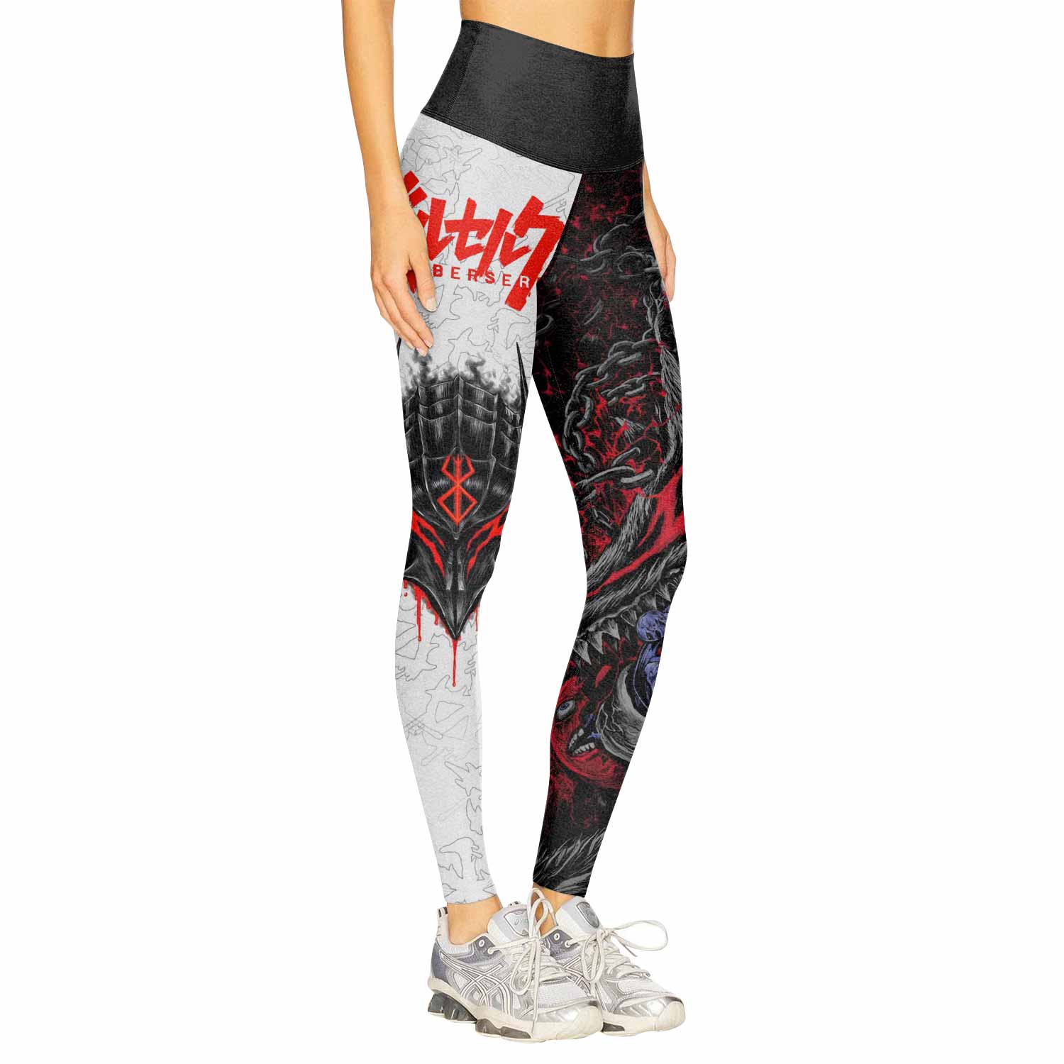 Berserk Berserker Armor Women's Leggings - right side mockup