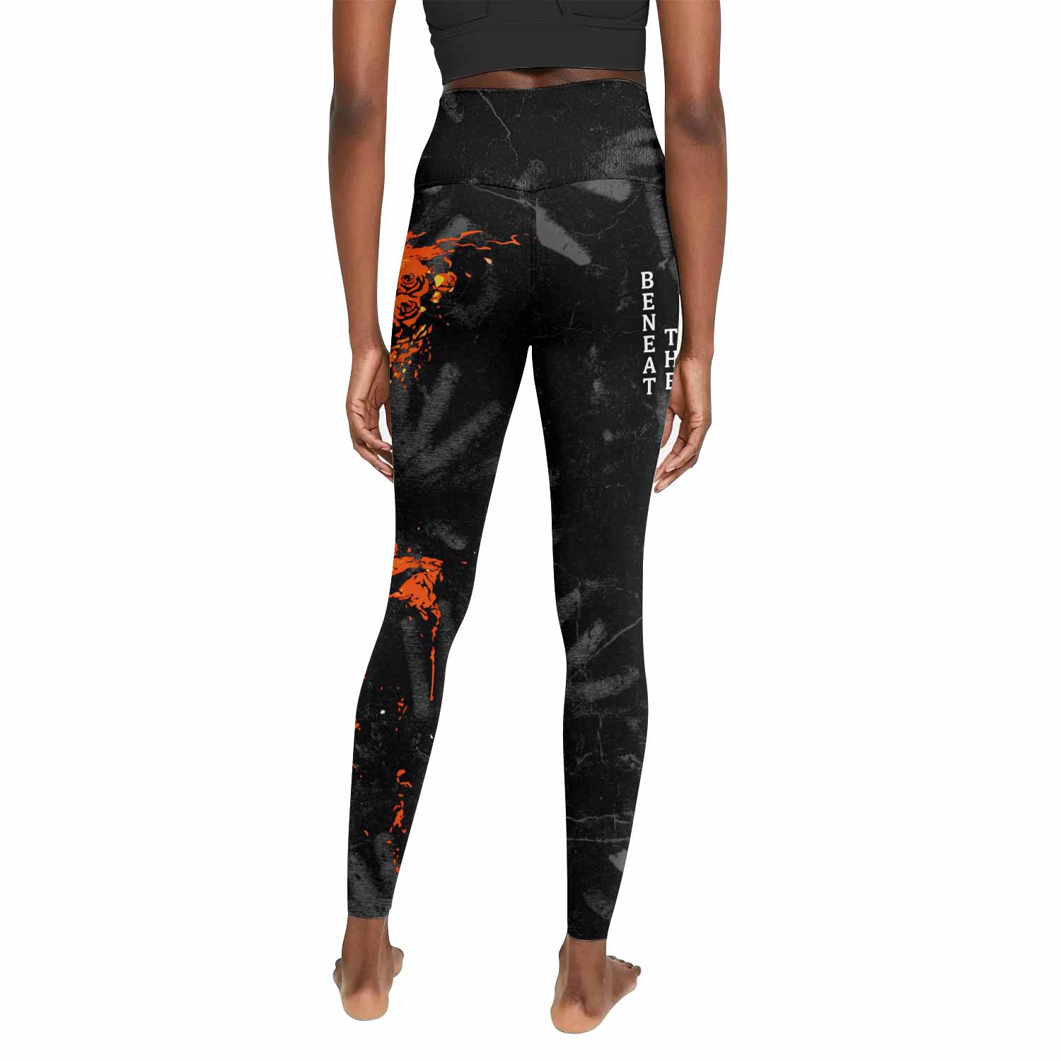 Sepultura Beneath the Remains Women's Leggings - back view mockup