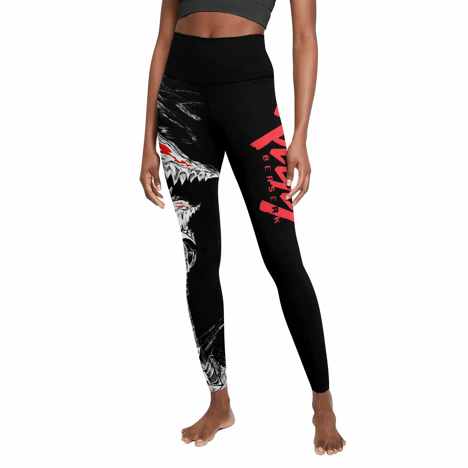 Berserk Guts Berserker Armor Women's Leggings - front view mockup