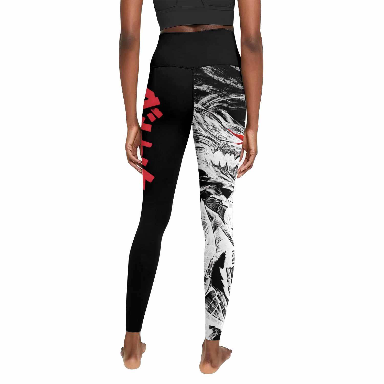 Berserk Guts Berserker Armor Women's Leggings - back view mockup