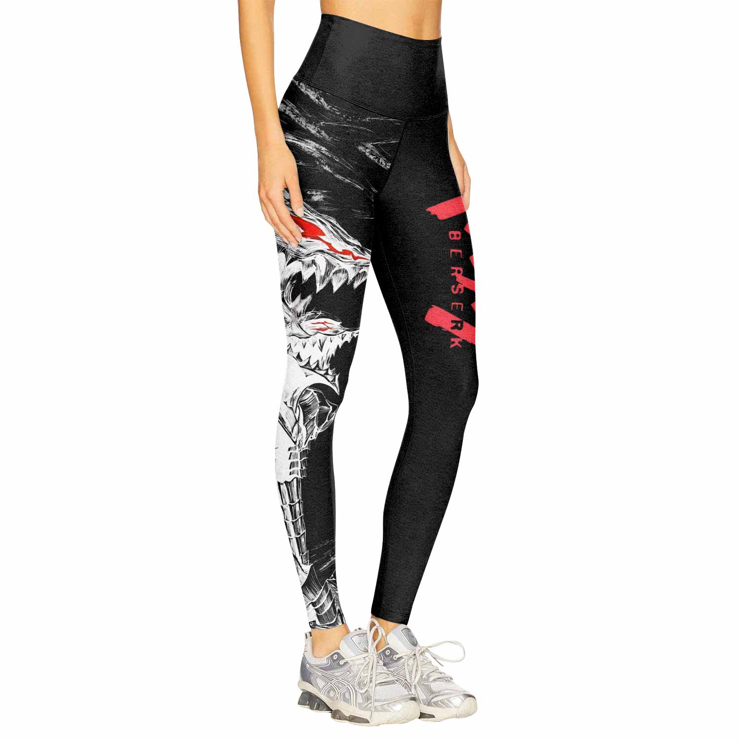Berserk Guts Berserker Armor Women's Leggings - right side mockup