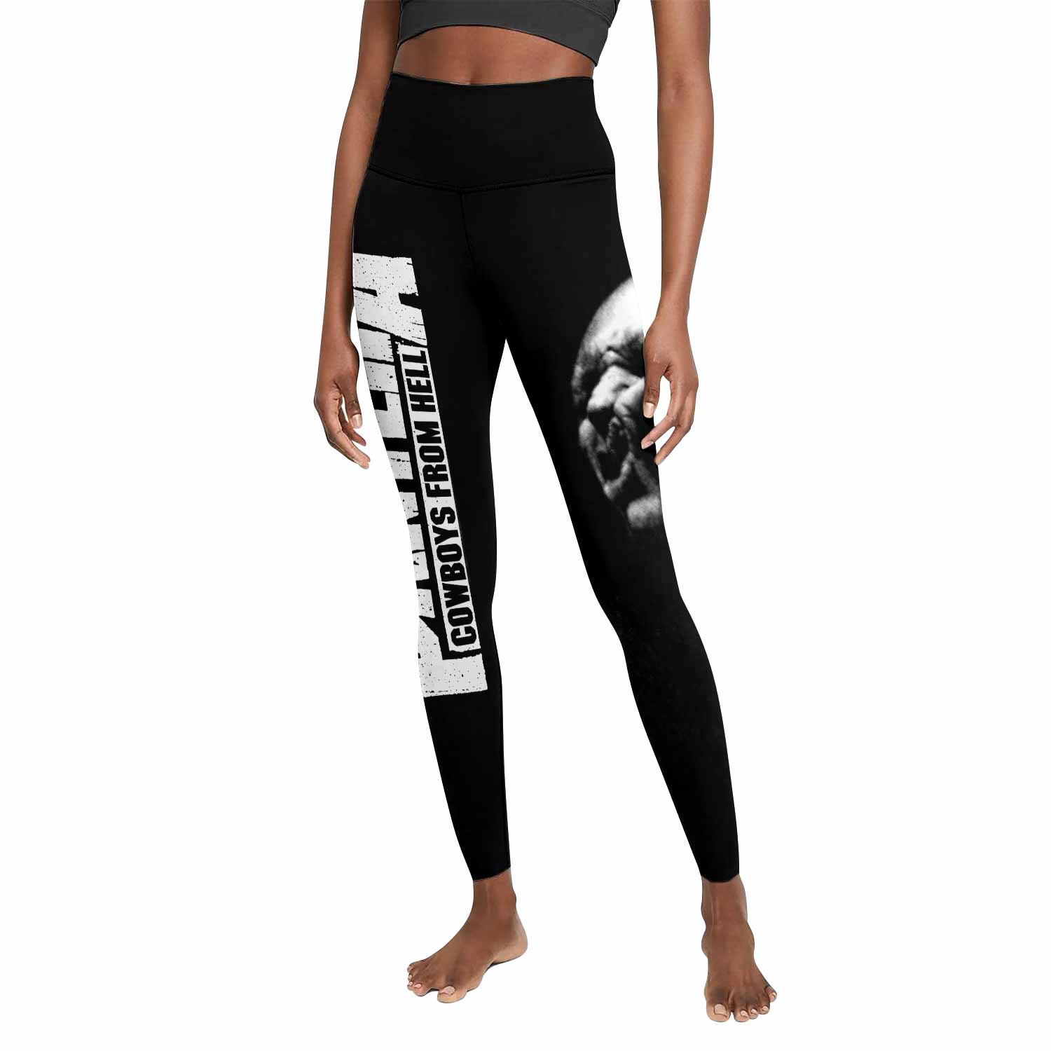 Pantera Stronger Than All Women's Leggings - front view mockup