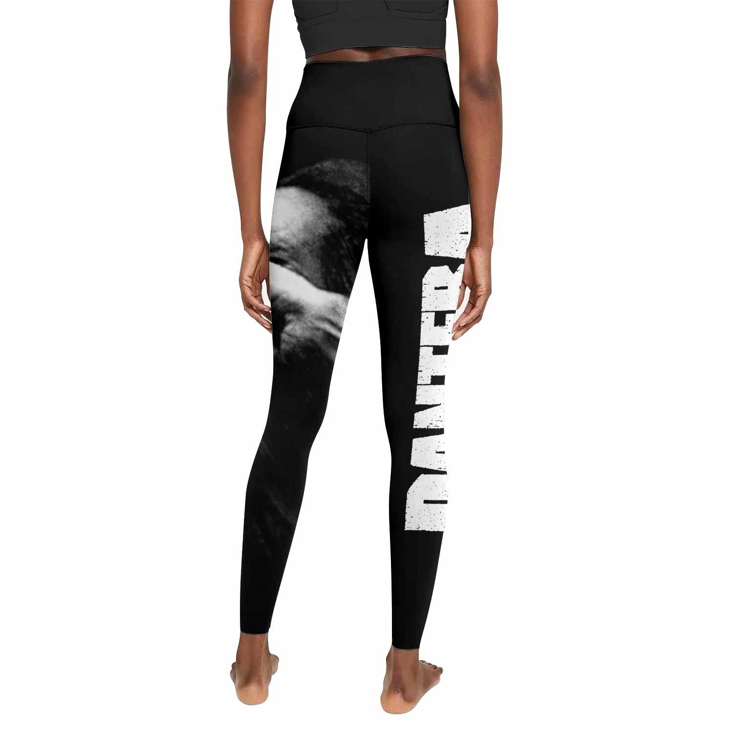 Pantera Stronger Than All Women's Leggings - back view mockup