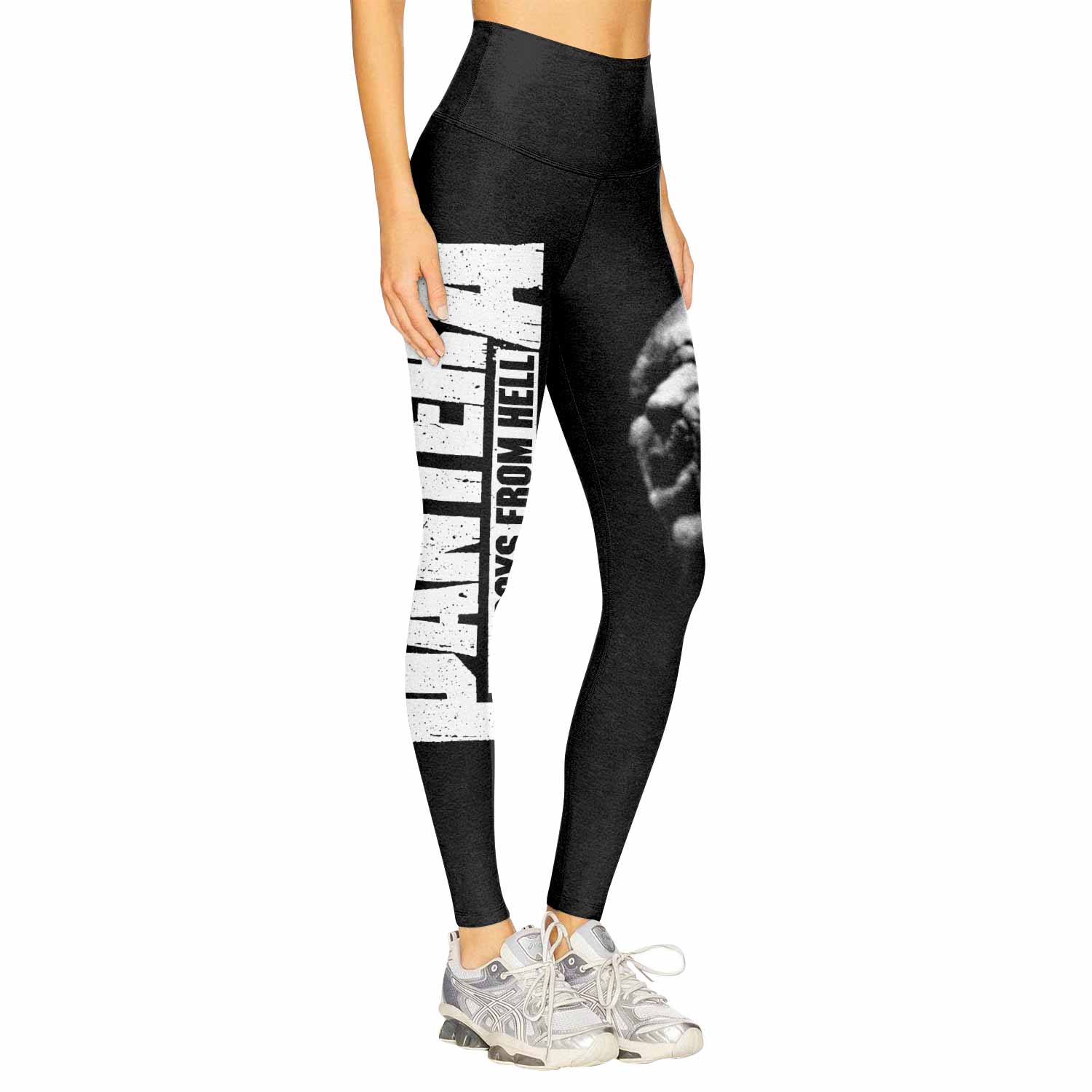 Pantera Stronger Than All Women's Leggings - right side mockup