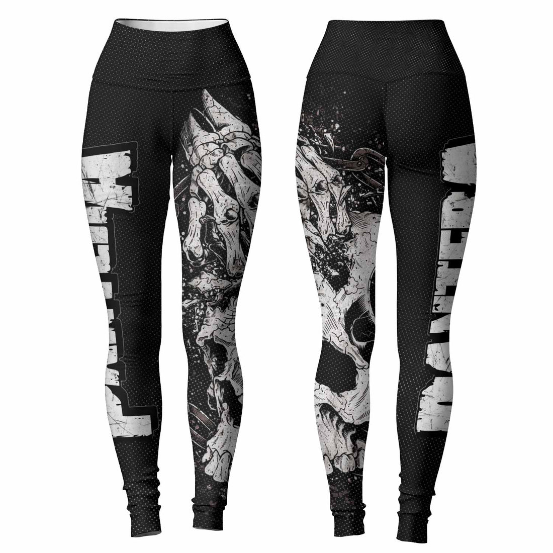 Pantera Walk Skull Women's Leggings - lifestyle view