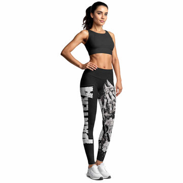 Pantera Walk Skull Women's Leggings - lifestyle view