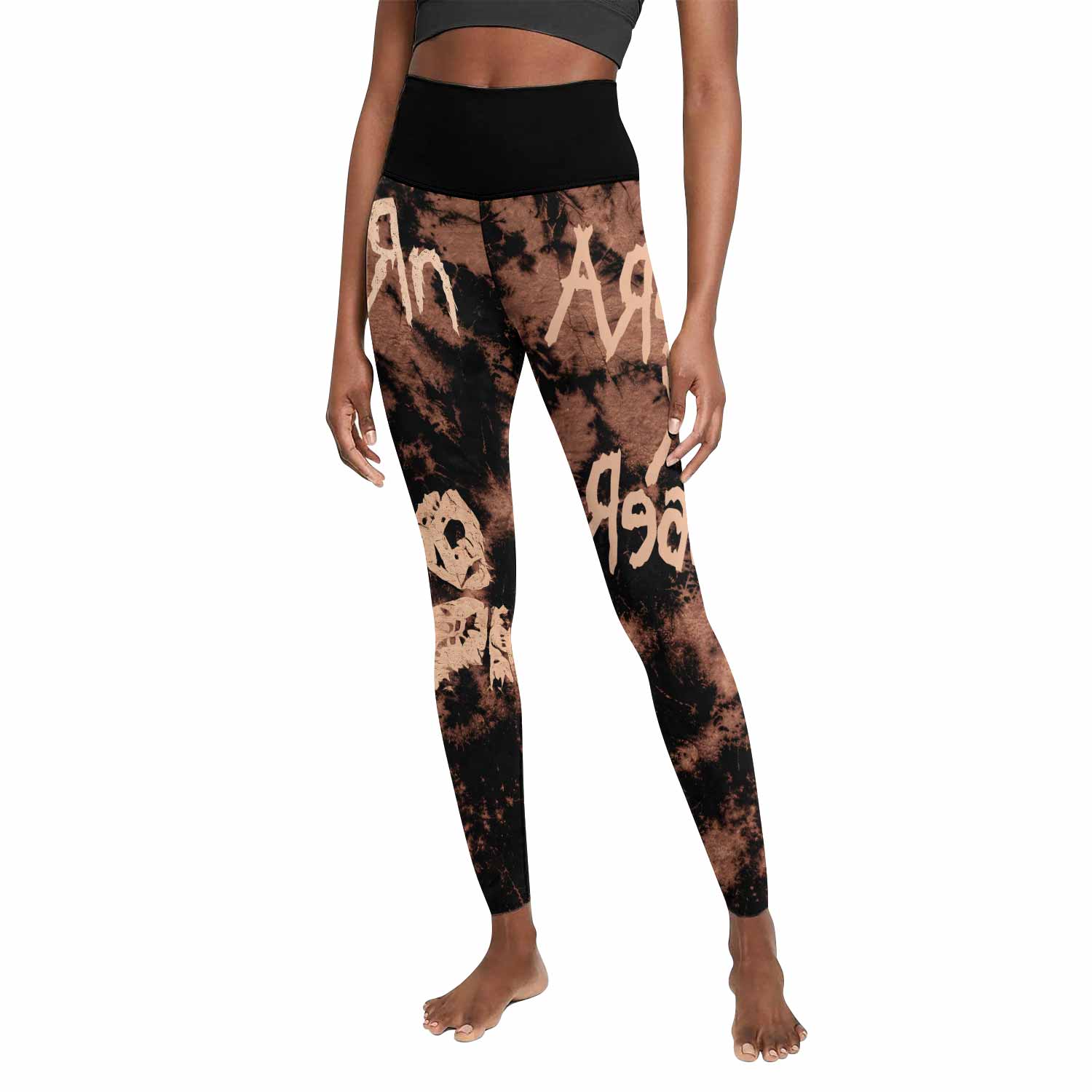 Korn Are You Ready Women's Leggings - front view mockup