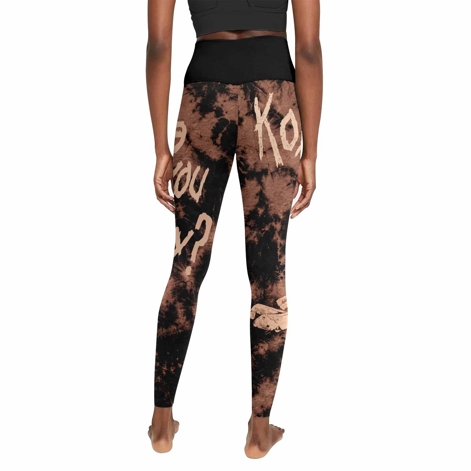 Korn Are You Ready Women's Leggings - back view mockup