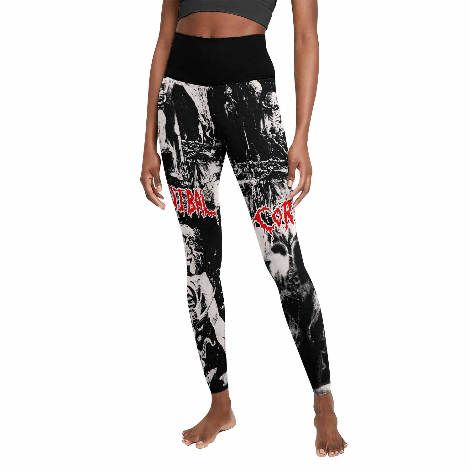 Cannibal Corpse Horror Women's Leggings - front view mockup