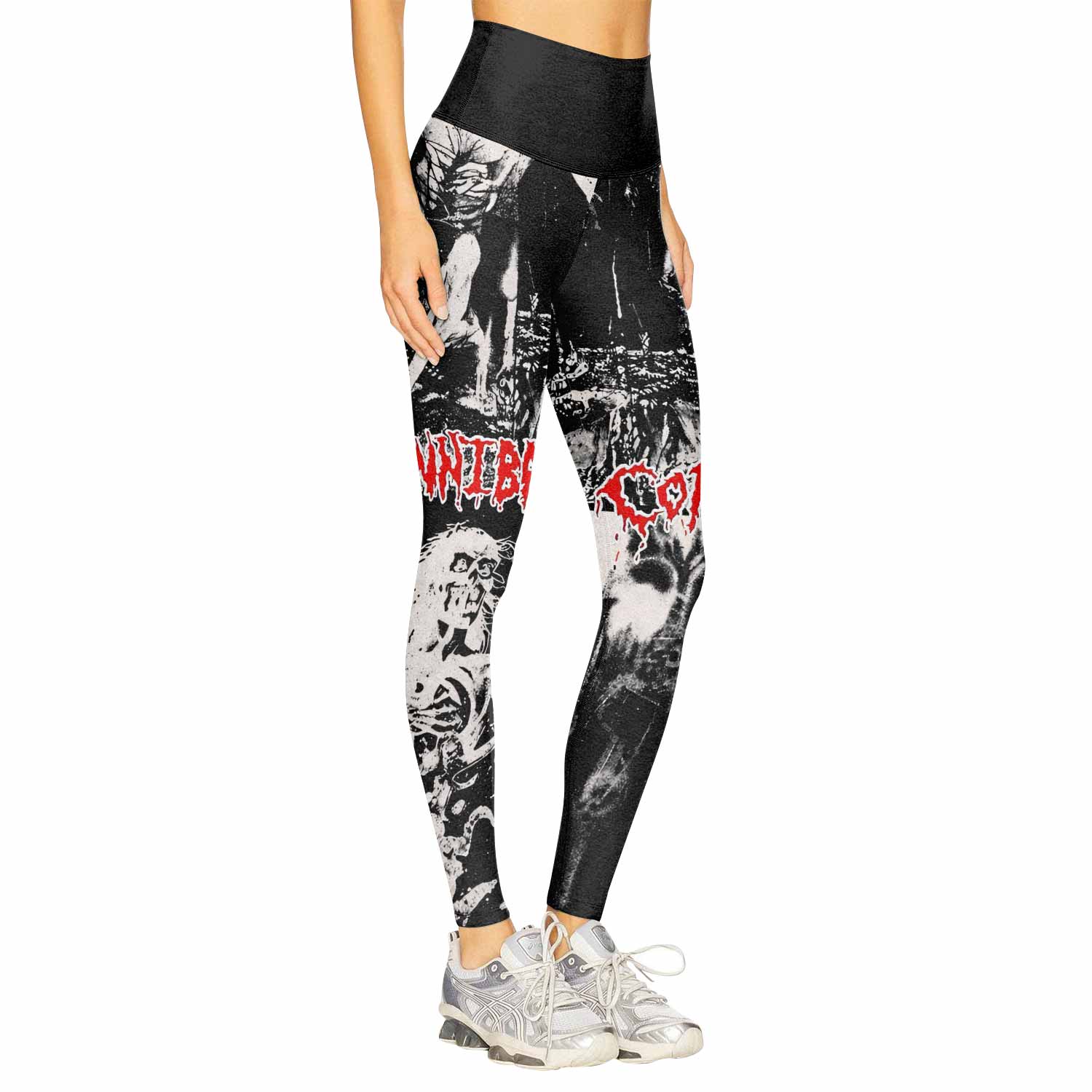 Cannibal Corpse Horror Women's Leggings - right side mockup