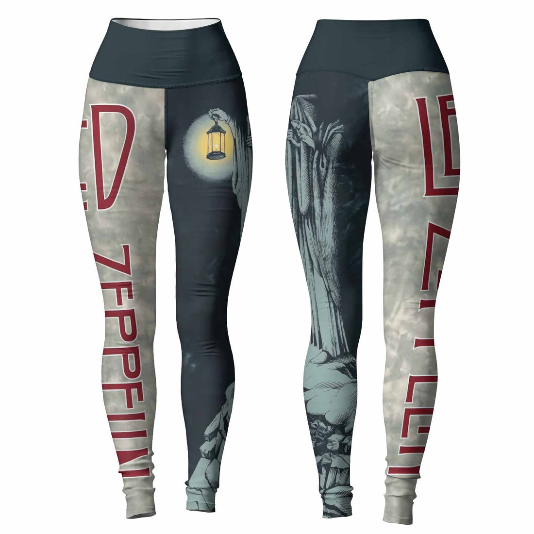 Led Zeppelin The Hermit Women's Leggings - lifestyle view